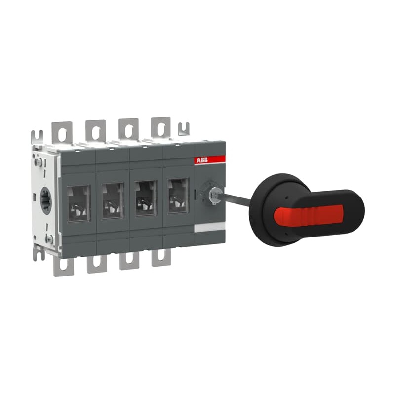 1 pcs - ABB 4P Pole Surface Mount Switch Disconnector - 200A Maximum Current, 110kW Power Rating, IP00