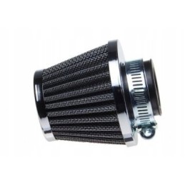 Air filter 42mm conical, chrome