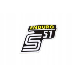 Simson S51 Enduro sticker, yellow