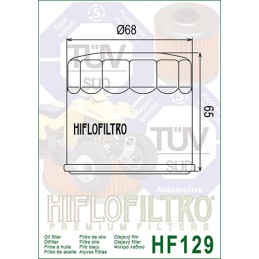 Hiflo oil filter HF129