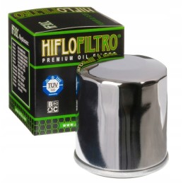 Hiflofiltro oil filter hf303c chrome