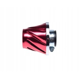 Air filter 35 mm metal red housing 35 mm