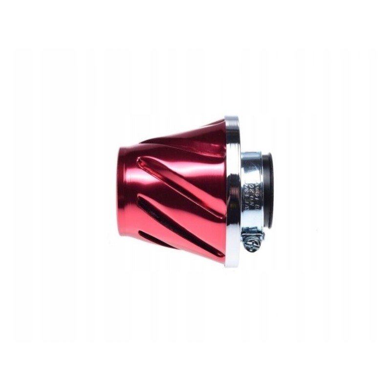 Air filter 35 mm metal red housing 35 mm