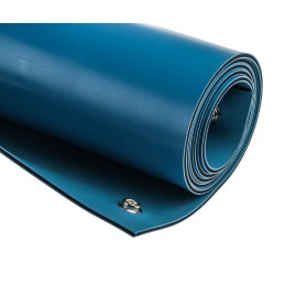 1 pcs - RS PRO Blue Bench/Floor ESD-Safe Mat, 1.8m x 1.22m x 3.2mm
