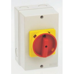 1 pcs - Allen Bradley 6P Pole Isolator Switch - 63A Maximum Current, 22kW Power Rating, IP66