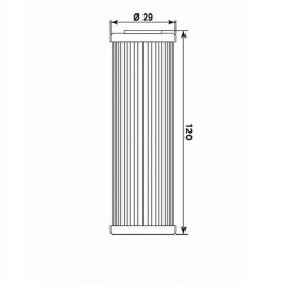 Oil filter miw meiwa bt13001 hf631