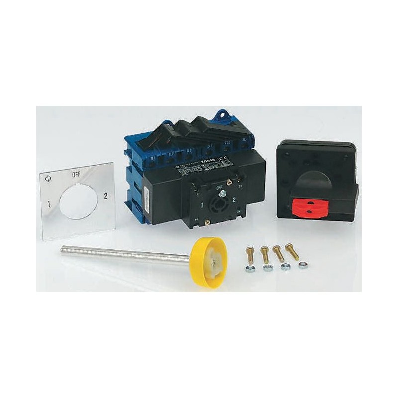 1 pcs - Kraus & Naimer 4P Pole Isolator Switch - 100A Maximum Current, 37kW Power Rating, IP65