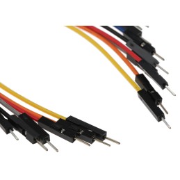 1 pcs - MIKROE-513, 150mm Insulated Breadboard Jumper Wire in Black, Blue, Brown, Green, Grey, Orange, Purple, Red, White,