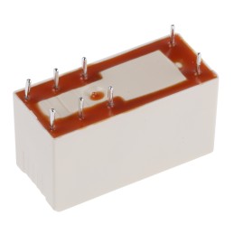 1 pcs - Phoenix Contact PCB Mount Power Relay, 12V dc Coil, 10A Switching Current, DPDT