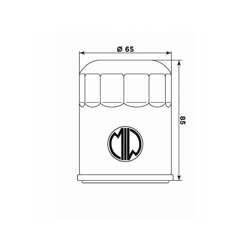 Oil filter miw meiwa a11001 hf621