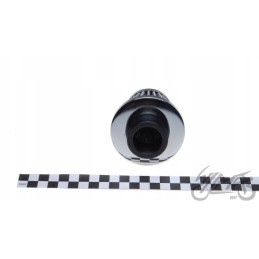 Air filter 50 mm conical, chrome