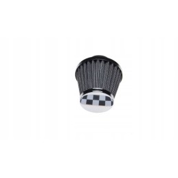 Air filter 32 mm conical, chrome