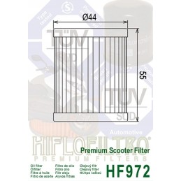 Hiflofiltro oil filter hf972 an 250 400 yp 400