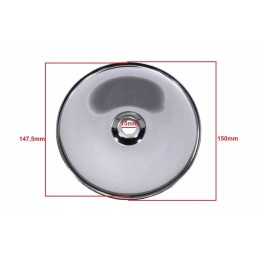 MZ TS 250 air filter can cover, 1 chrome