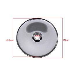 MZ TS 250 air filter can cover, 1 chrome