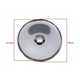 MZ TS 250 air filter can cover, 1 chrome