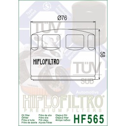 Hiflo Filter HF565 oil filter