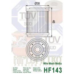 Hiflofiltro oil filter HF143