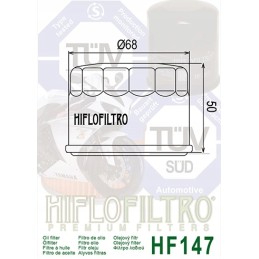 Hiflofiltro oil filter HF147