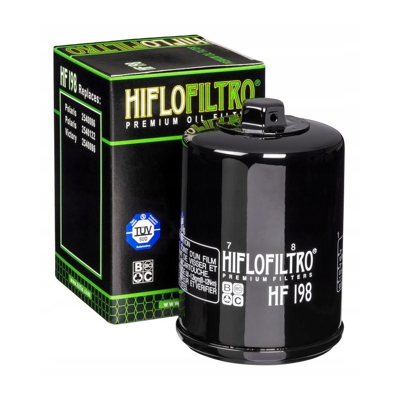 Hiflofiltro oil filter HF198 Polaris
