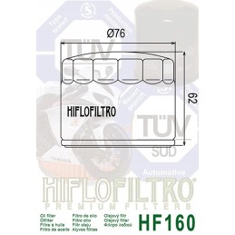 Hiflofiltro oil filter hf160 bmw k 1200 s 1000rr