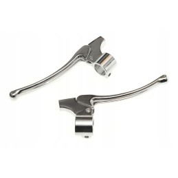 Brake clutch levers, narrowly polished handles