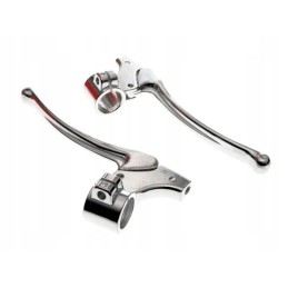 Brake clutch levers, narrowly polished handles