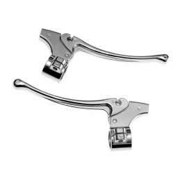 Brake clutch levers, narrowly polished handles