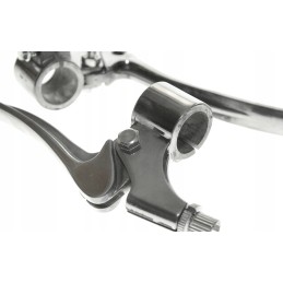 Brake clutch levers, narrowly polished handles