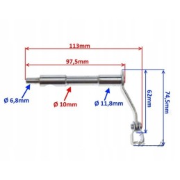YX160 pit bike engine clutch lever