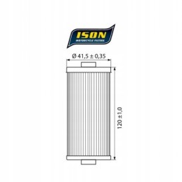 Ison oil filter ison163