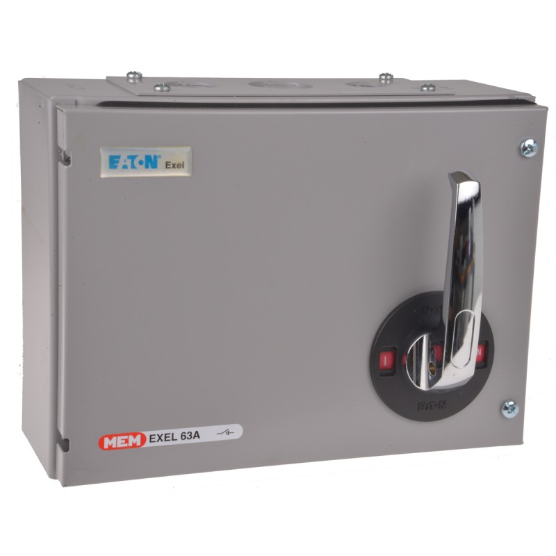 1 pcs - Eaton 3P+N Pole Isolator Switch - 63A Maximum Current