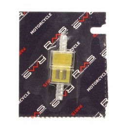 Rectangular fuel filter, scooter, motorcycle