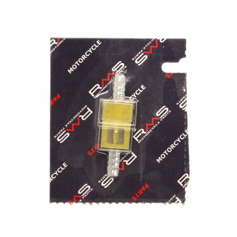 Rectangular fuel filter, scooter, motorcycle
