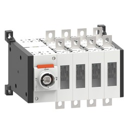 1 pcs - Lovato 4P Pole Screw Mount Changeover Switch - 160A Maximum Current, 144kW Power Rating