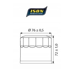 Ison oil filter ison163