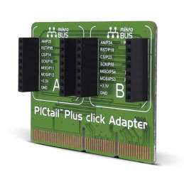 1 pcs - MikroElektronika PICtail Plus Click Adapter 16 bit, 32 bit MIKROE-2578