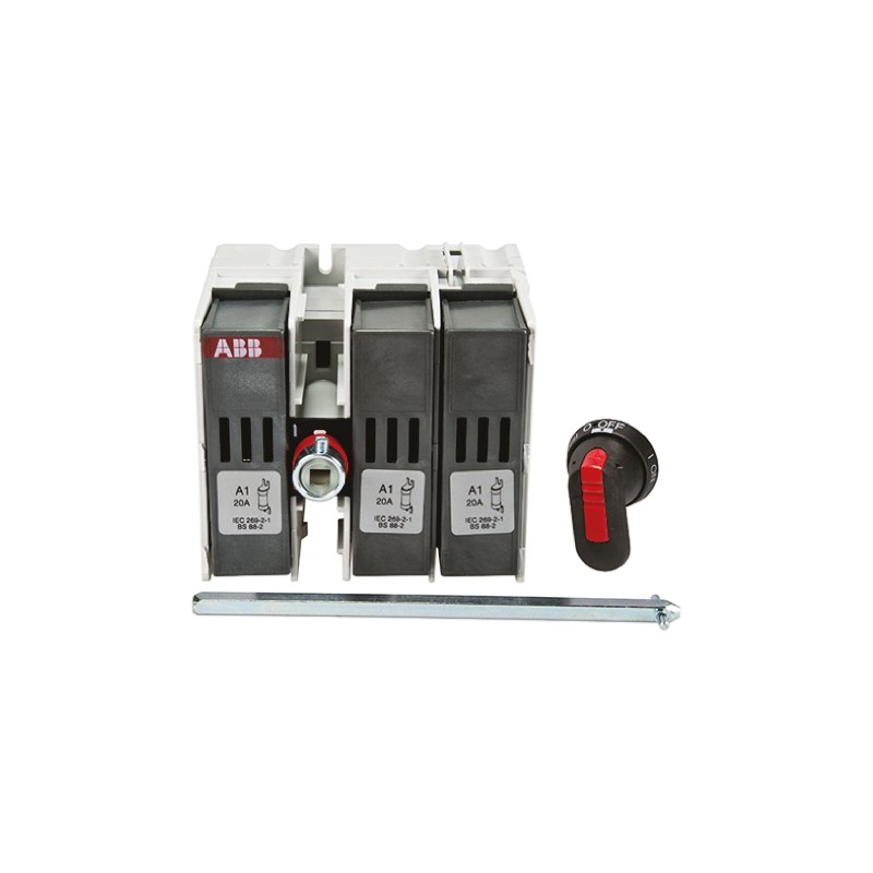1 pcs - ABB Fuse Switch Disconnector, 4 Pole, 32A Max Current