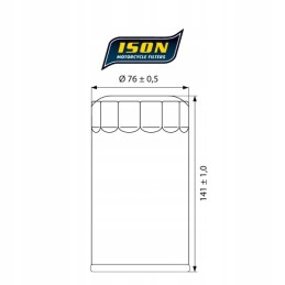 Ison oil filter ison173 b