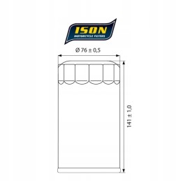 Ison oil filter ison173 b