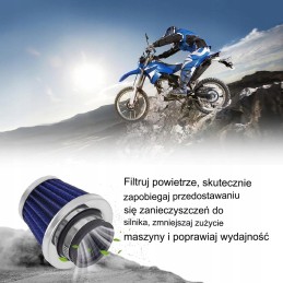 39 mm conical air filter for a motorcycle
