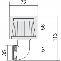 Air filter cone fi 35 mm cat 90 indoor taiwa