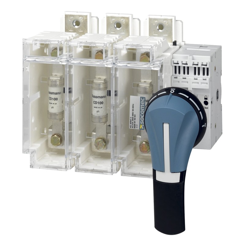 1 pcs - Socomec Fuse Switch Disconnector, 3 Pole, 160A Max Current, 160A Fuse Current