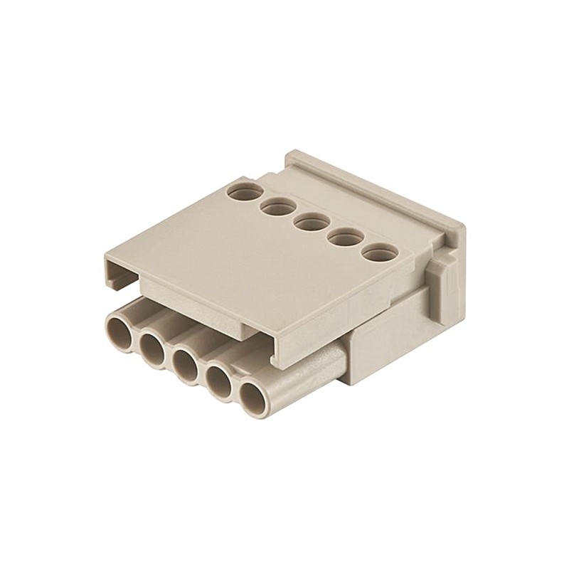 1 pcs - HARTING Heavy Duty Power Connector Module, 16A, Female, Han-Modular Series, 5 Contacts