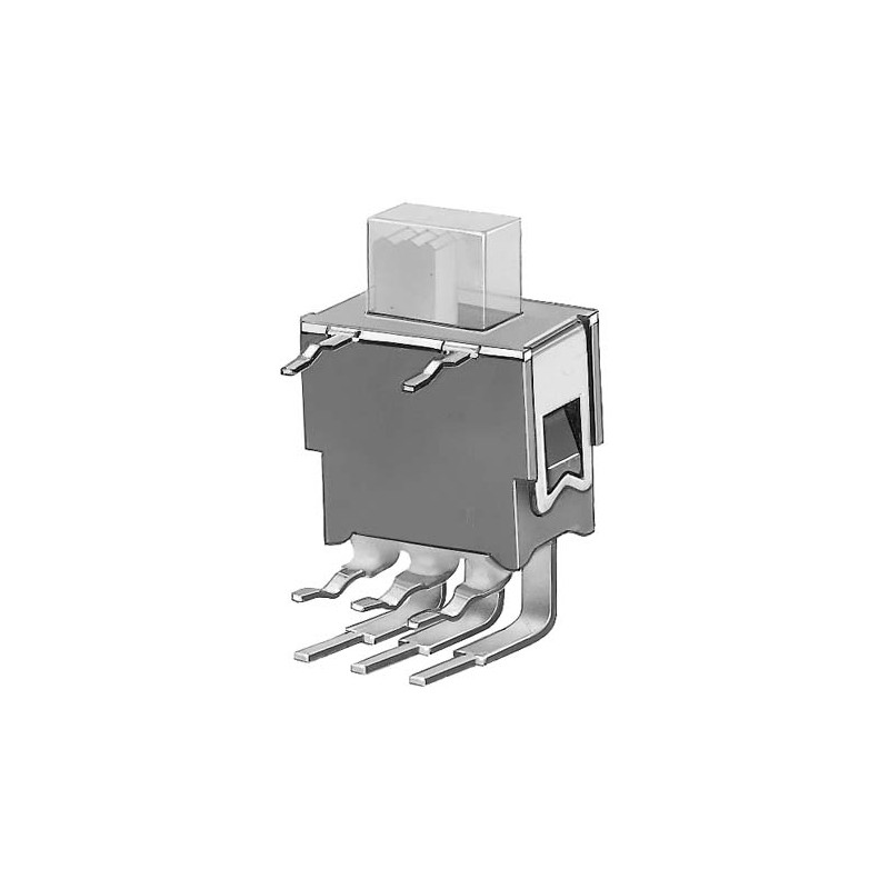 1 pcs - KNITTER-SWITCH IP67 PCB Slide Switch DPDT On-Off-On 50 mA @ 48 V ac/dc Slide