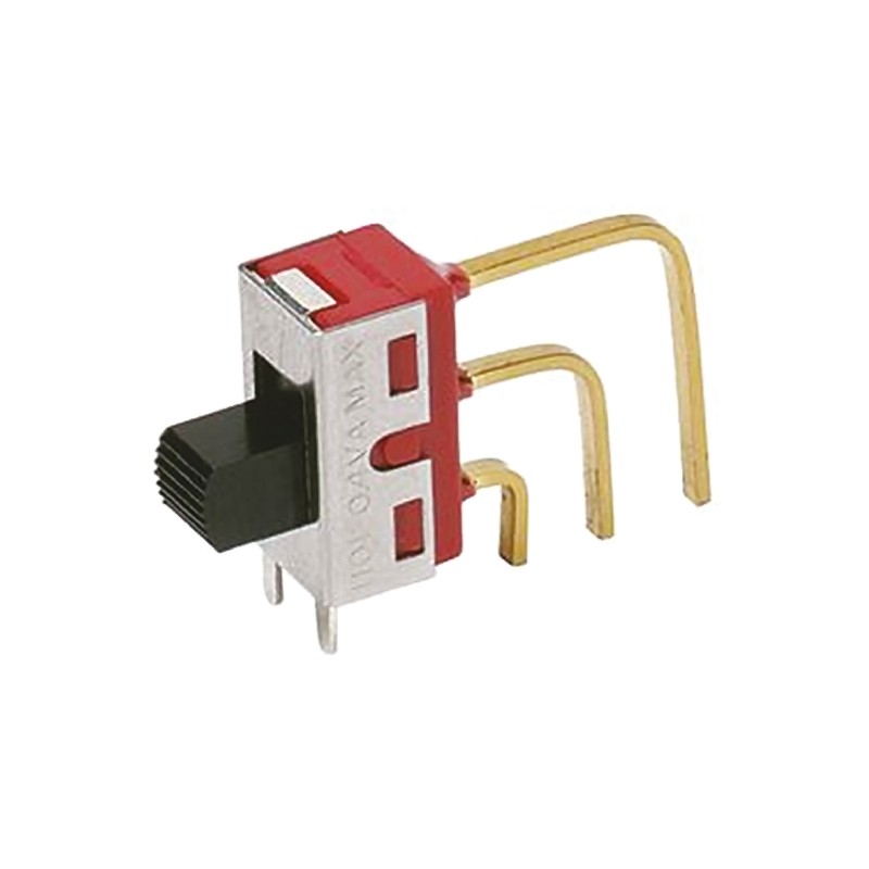 1 pcs - C & K PCB Slide Switch SPDT Latching 400 mA @ 20 V Slide