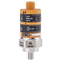 1 pcs - ifm electronic Vibration Sensor, 0 - 50mm/s Max, 500 mA Max, 32V Max, -25°C - +80°C