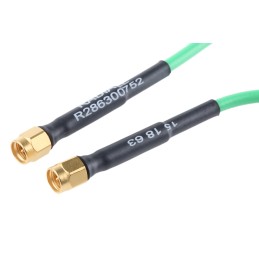 1 pcs - Radiall Male SMA to Male SMA Coaxial Cable, 1m, Terminated