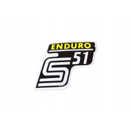 Simson S51 Enduro sticker, yellow