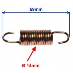 Brake pedal spring for Junak 901 59 14 mm